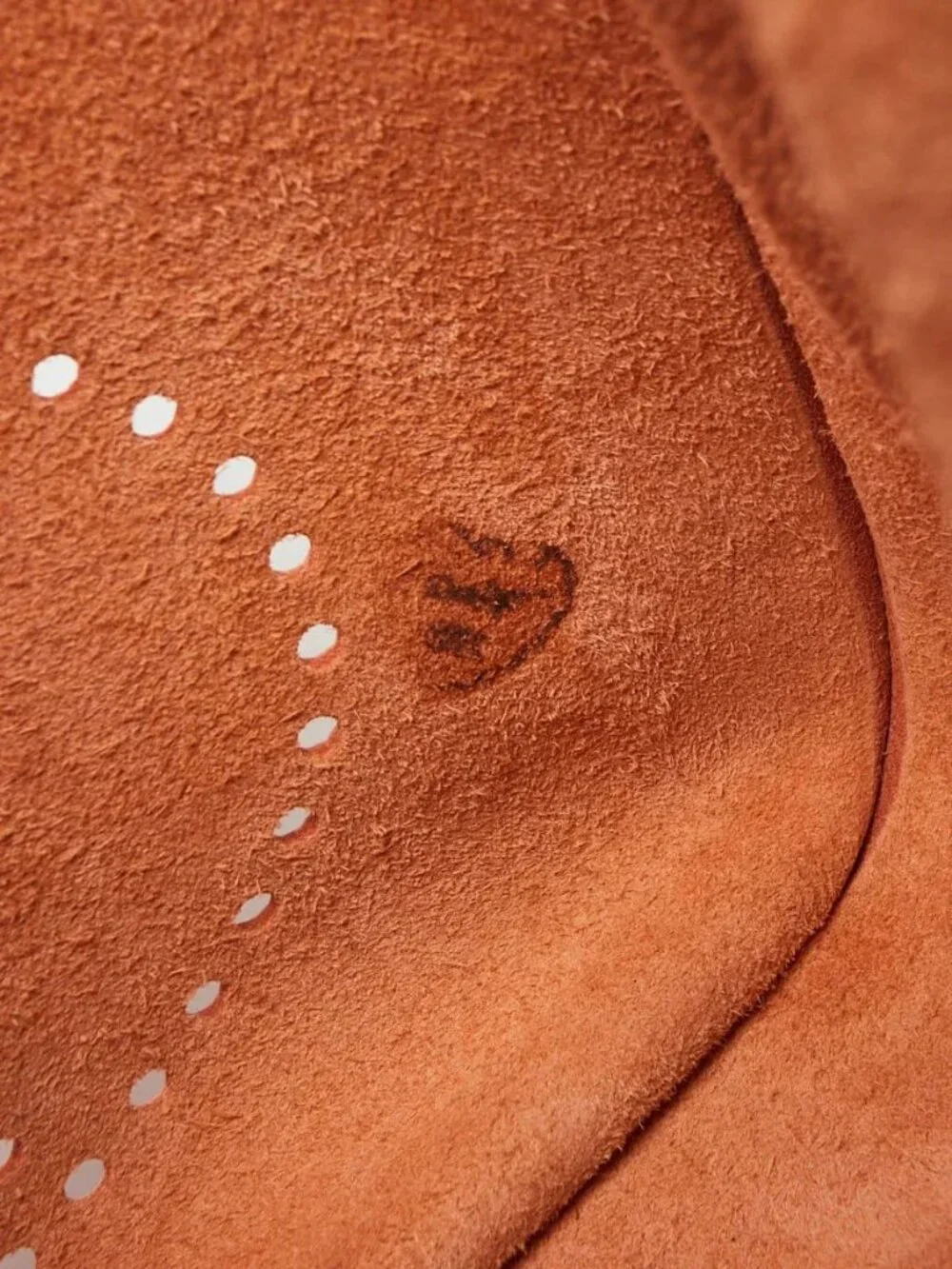 Hermes Orange Clemence Leather Evelyne GM III Bag
